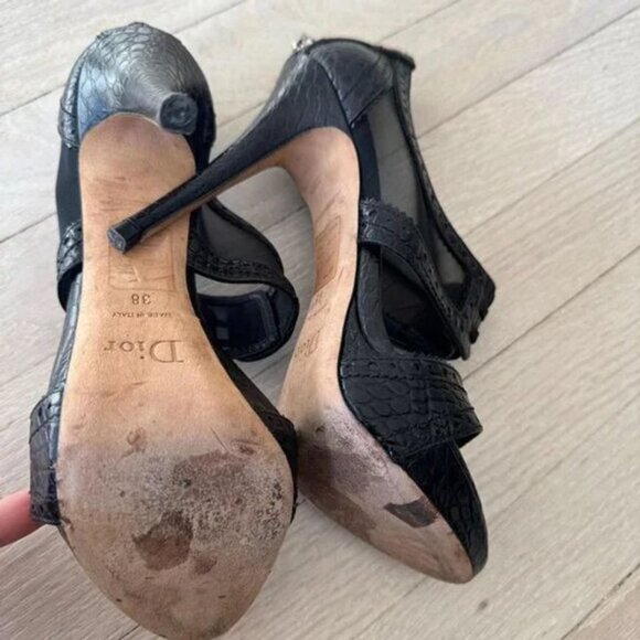 Dior Black Court Heels - Picture 5 of 5